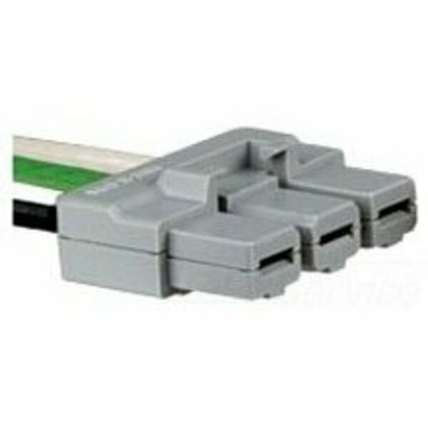 Eaton Wiring Devices 125 V, 20 A, Polycarbonate, Modular Receptacle Connector with 12 AWG Solid Wire Lead MCR125SOL